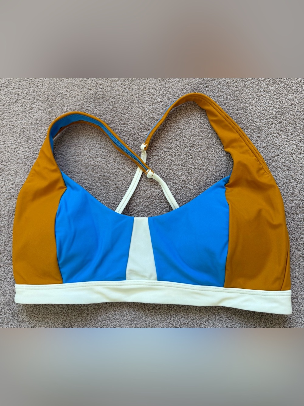 prAna - SWIM SET - TULUM TOP CLEAR SKY COLORBLOCK / ATALIA BOTTOM DEEP SOLSTICE - Picture 7 of 11